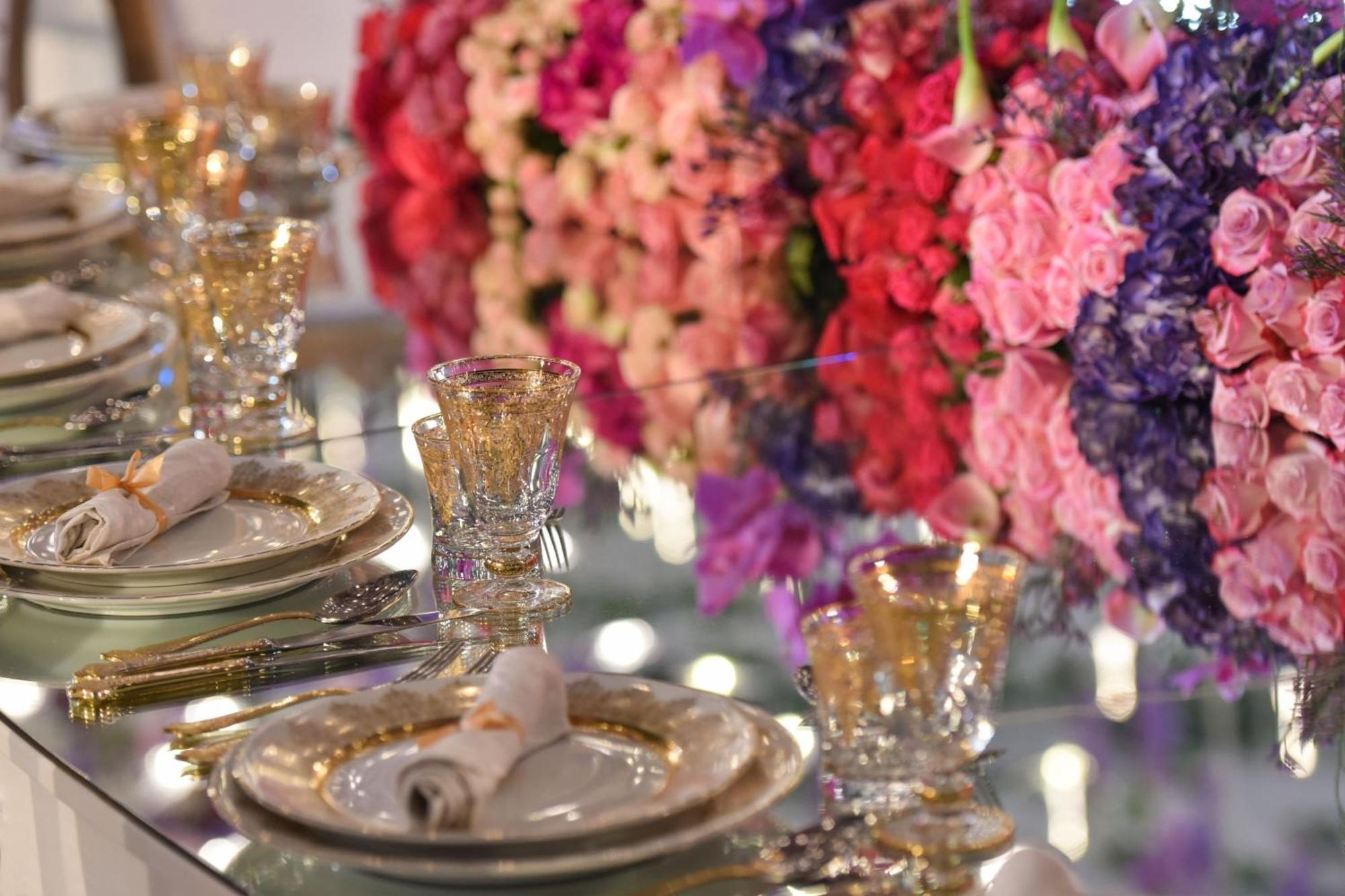 מלון The Ritz-Carlton, דוחה מראה חיצוני תמונה A table set for a wedding reception