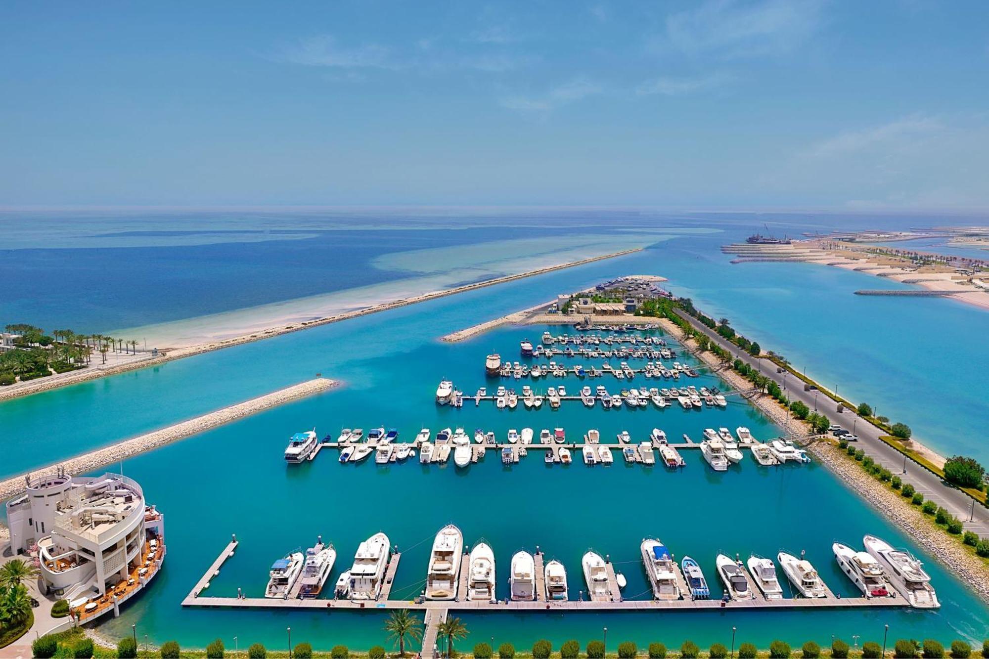 מלון The Ritz-Carlton, דוחה מראה חיצוני תמונה Aerial view of the marina